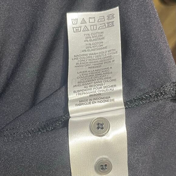 Untuckit Angelina Shirt Dress Womens 2 MIDI Black Cotton Stretch Business Travel - Picture 7 of 8